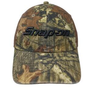 K-Products Baseball Cap Brown Camo One Size Snap-on Tools Slideback Mechanic Hat
